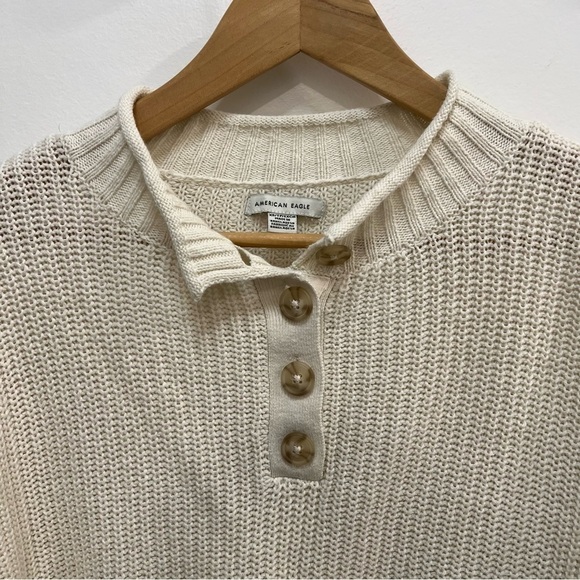 AMERICAN eagle polo striped knit sweater - Picture 6 of 7